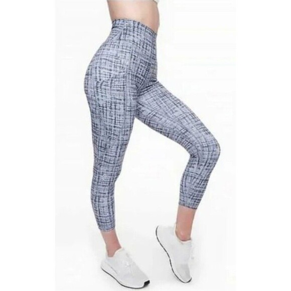 P’tula Alainah 3 High Rise Legging Size Medium Blue Activewear Pockets - Picture 1 of 10